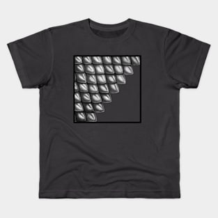 Steel dragon scale framed Kids T-Shirt